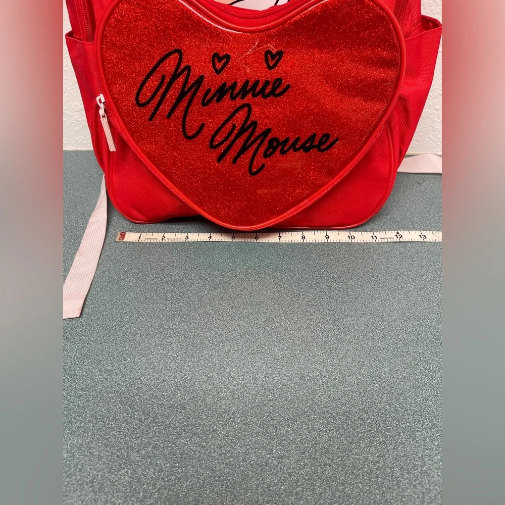 Disney Minnie Mouse Red Heart Kids Backpack